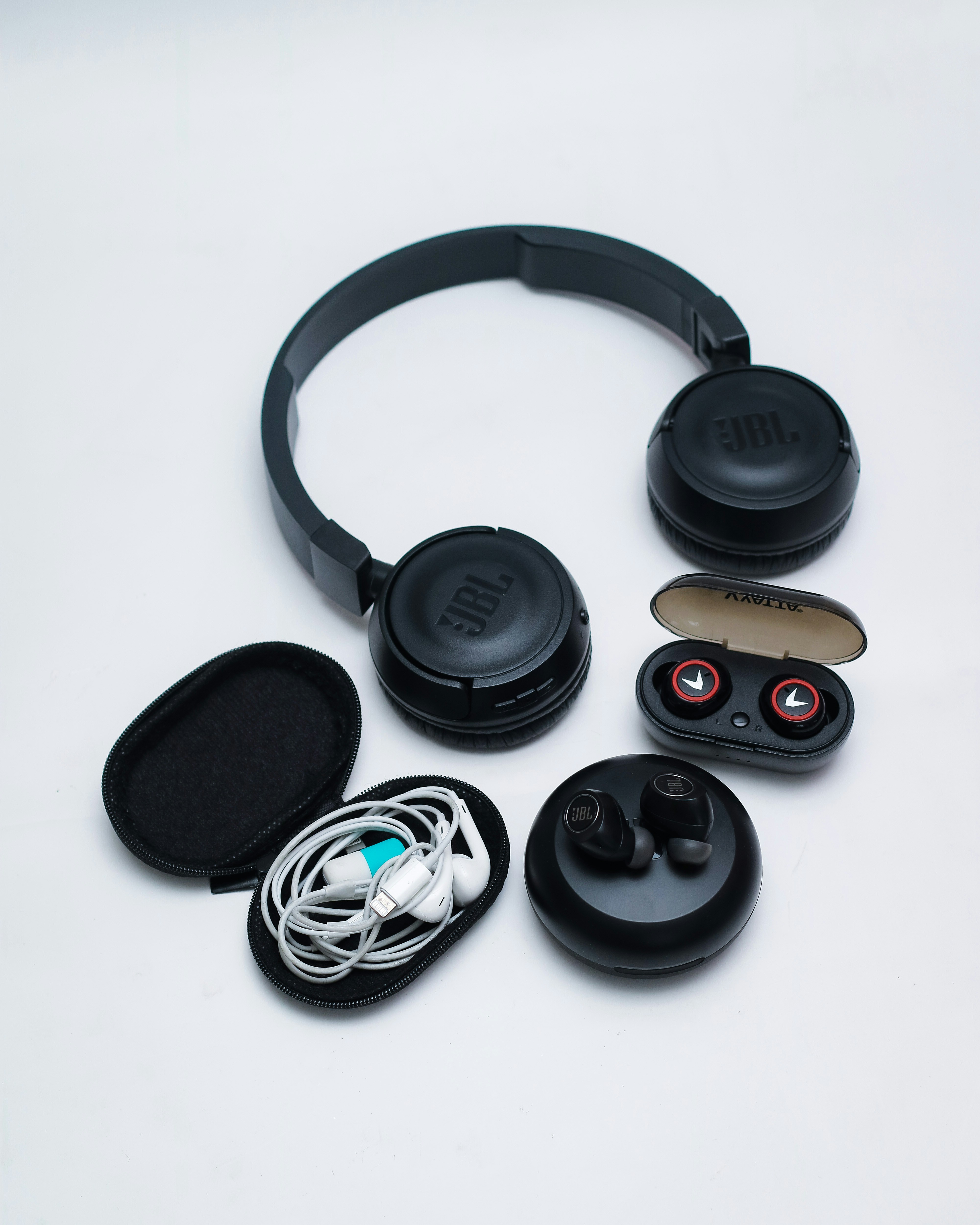 A customer enjoying genuine headphones
